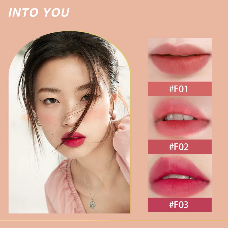 

INTO YOU Lip Gloss Velvet Matte Lipstick Long Lasting Moisturizing Lip Glaze Non-Stick Cup Lips Women Cosmetics
