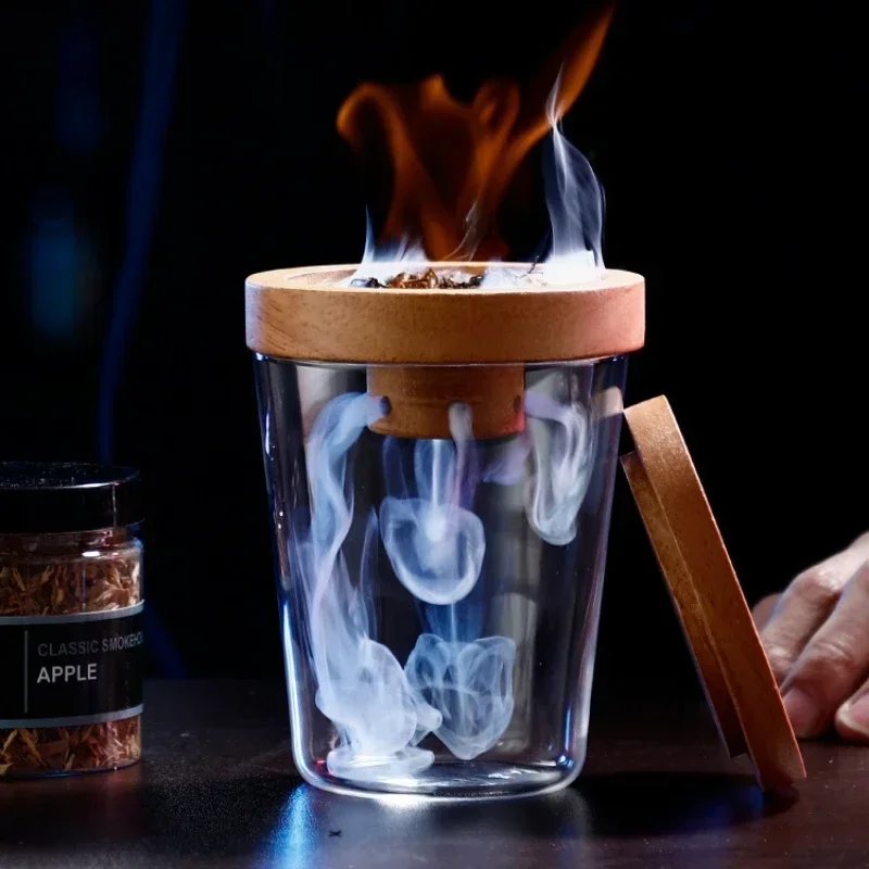 Деревянная крышка для коктейльной курильницы