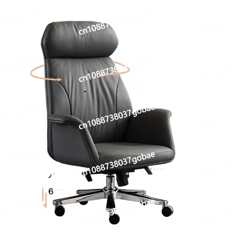 YY Электрическое кожаное поворотное эргономичное кресло для руководителя с