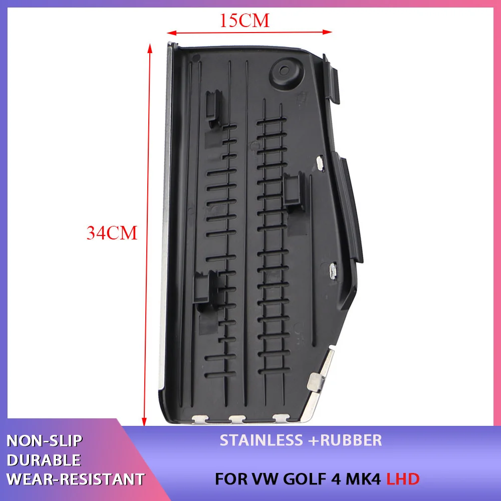Фото Крышка педали автомобиля для Volkswagen VW Golf 4 MK4 Golf4 1997-2005 Защитная крышка педали из нержавеющей стали для газового тормоза и мертвых отходов №5
