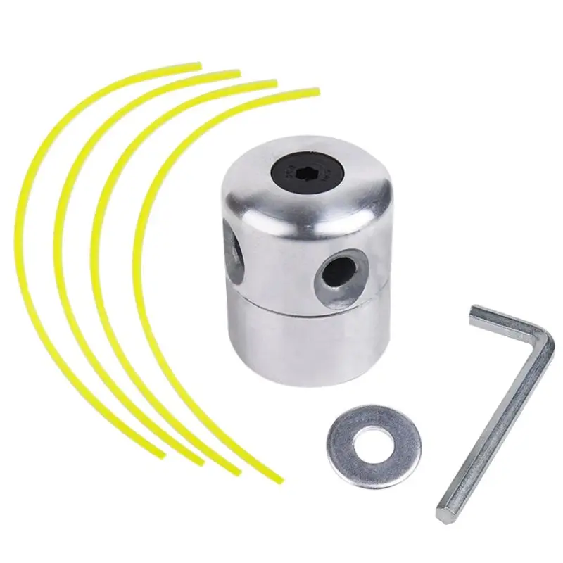 

Universal Aluminum Pillar Line String Saw Grass Brush Grass Trimmer Head Lawn