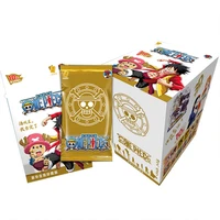 new one piece collection card anime cartas tcg luffy zoro sanji nami card for kids card storage toy
