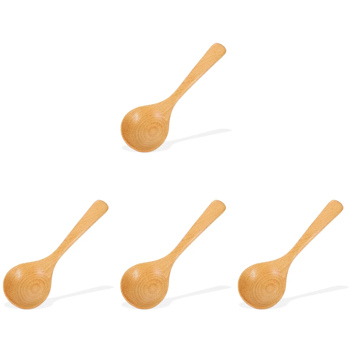 

4x Serving Spoon Natural Spoons Natural Soup Ladle Kitchen Ladle Beech Large Spoon for Soup Dinner Kitchen