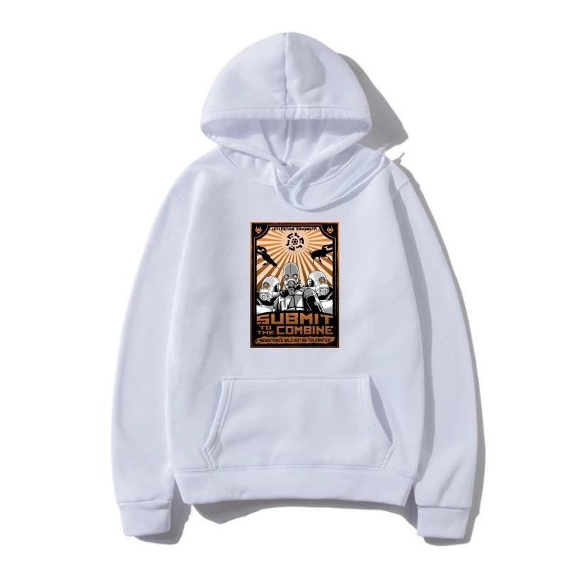 

Новинка, верхняя одежда с изображением мирового заказа, комбинированный паровой пришельца, вторжения Гордона, Фримана, худи для видеоигр в оранжевой коробке