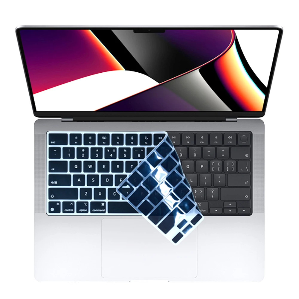

For 2022 MacBook Air13 M2 A2681 Pro14/16 A2442 A2485 Keybaord cvoer Russia Chile Korean France Keyboard Protector silicone case