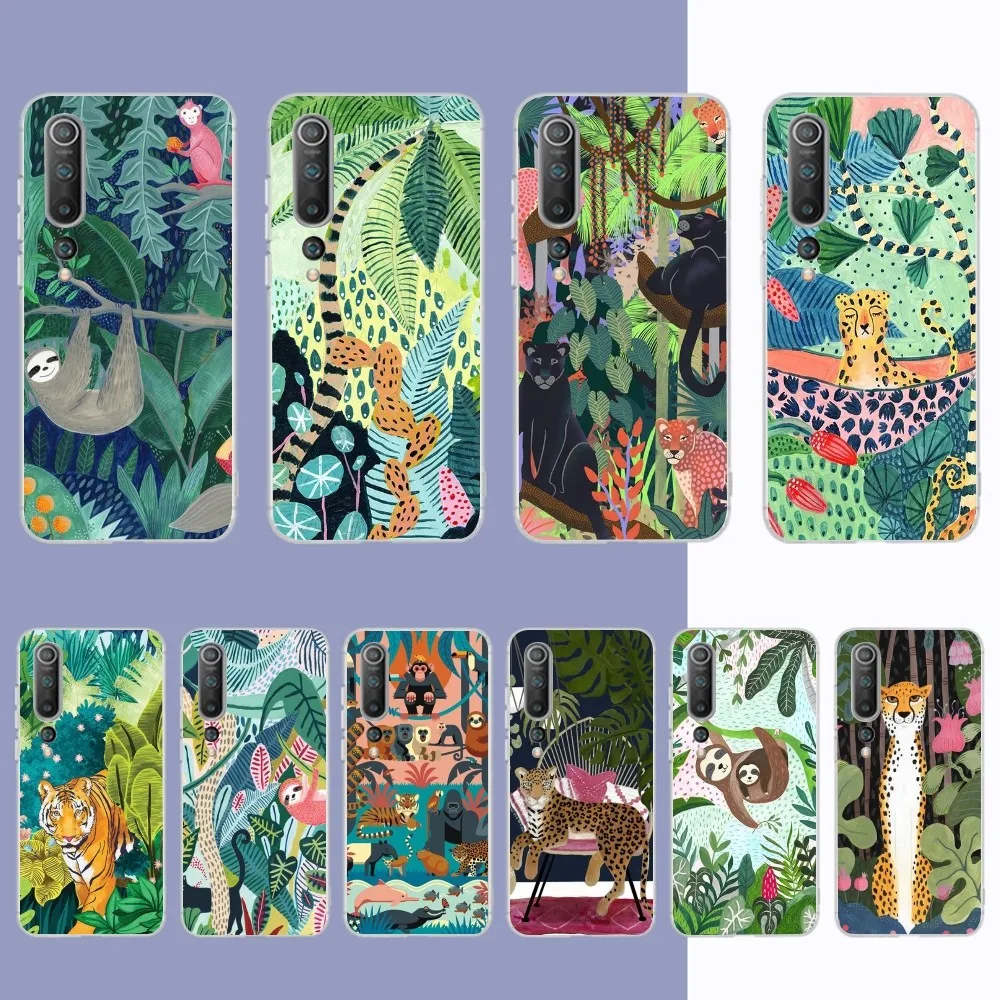 

Cartoon Animal Phone Case for Samsung S21 A10 for Redmi Note 7 9 for Huawei P30Pro Honor 8X 10i Cover