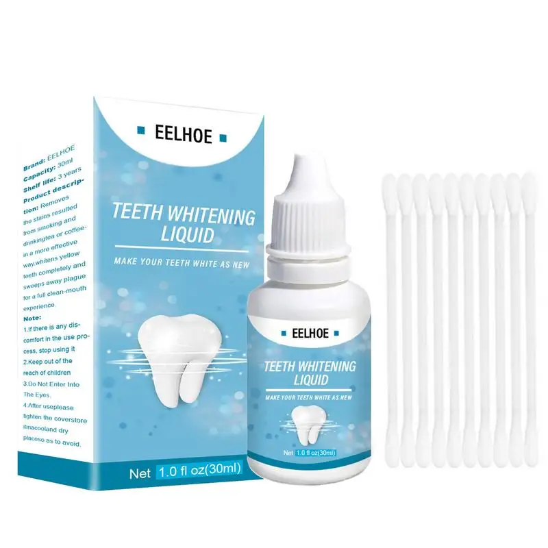 

Teeth Bleaching Liquid Yellow Tooth Cleaning Liquid Teeth Brightening Products Yellow Teeth Color Corrector Essence Enamel Safe