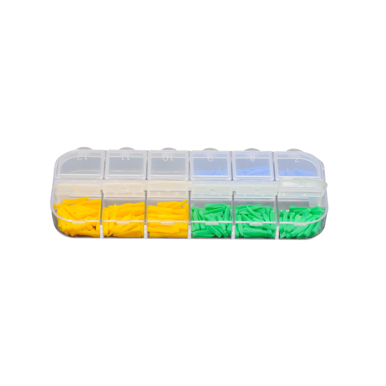 

300pcs/box Dental Material Wedges Tooth Gap Plastic Wedges XS/S/M