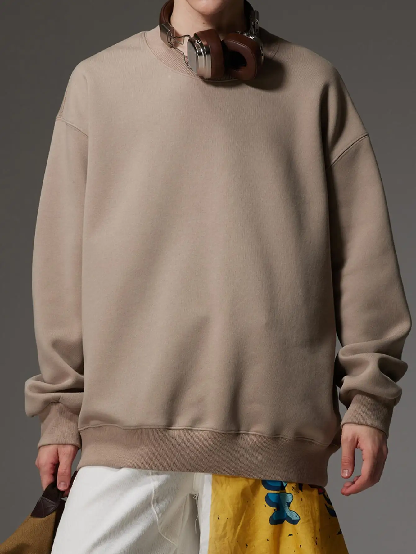 Autumn New Brand Man Pullovers Hip Hop Oversize Solid Colro Male Hoodies Sweatshirts Harajuku Fashion Y2k Unisex Clothing