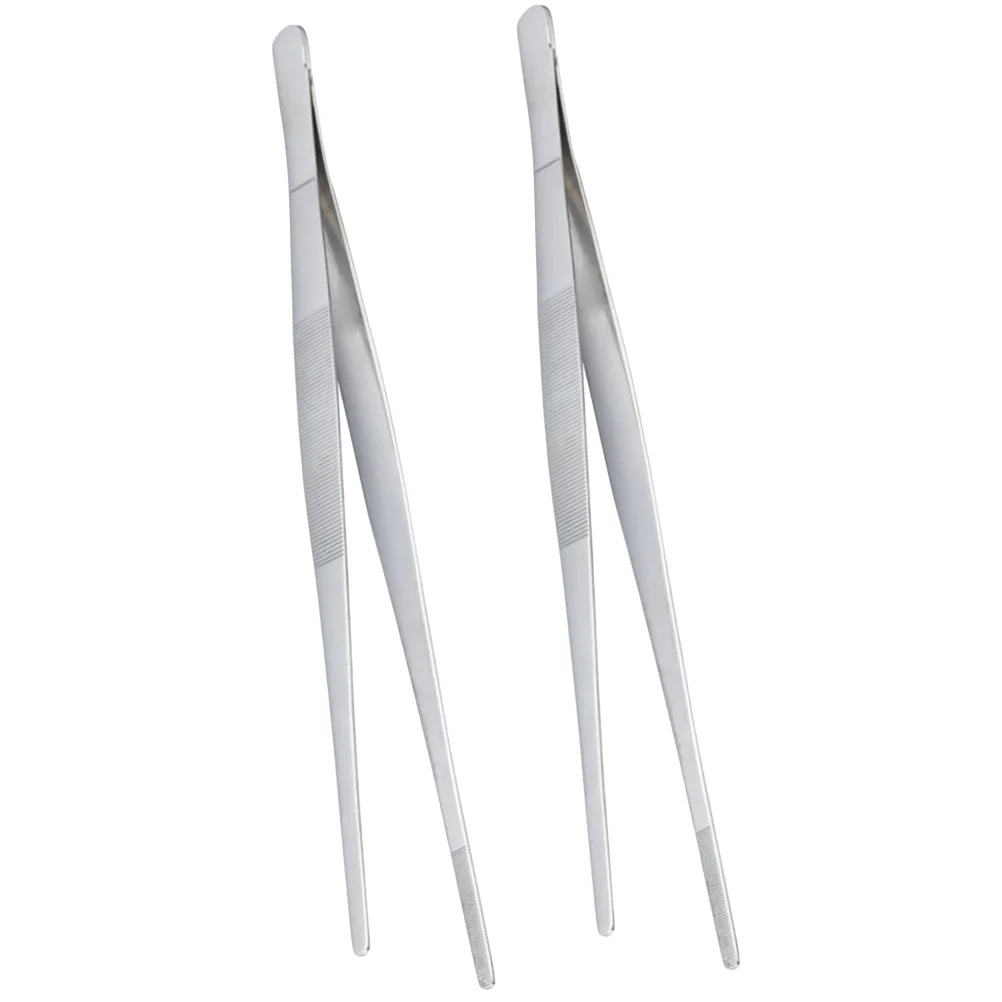 

2PC Serving Tong Tongs Bread Tongs Grill Tongs Steak Tweezers Clamp Tongs Chicken Picker