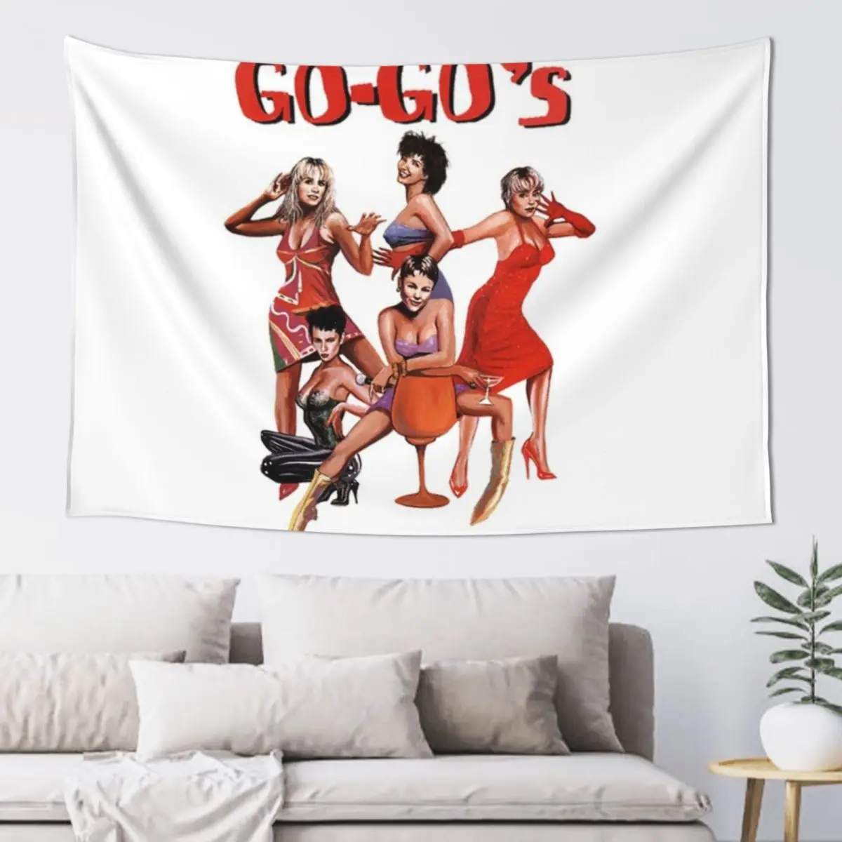 Футболка Go Gos гобелен декор для дома настенный подвесные украшения эстетический