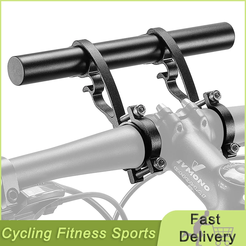 

Bicycle Handlebar Extender Road Bike Handle Aluminium Alloy Extension Rod Bike Mileometer Mobilephone Computer Bracket Stand