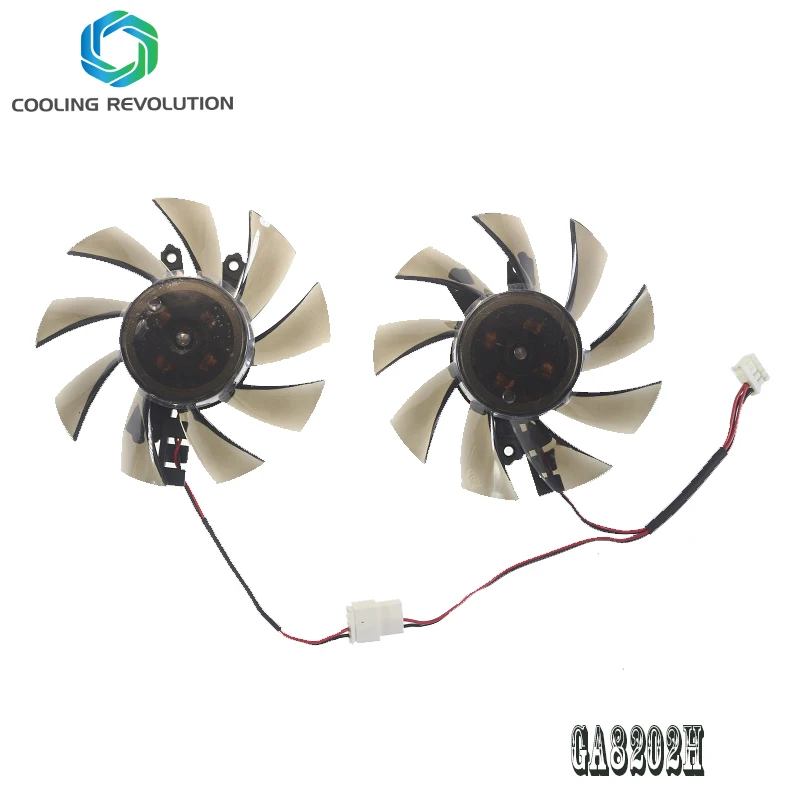 

Graphics card fan GA82O2H DC12V 0.36A 2Pin for GALAX GeForce GTX 1050 Ti EXOC