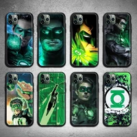 green lantern phone case for iphone 13 12 11 pro max mini xs max 8 7 6 6s plus x 5s se 2020 xr cover
