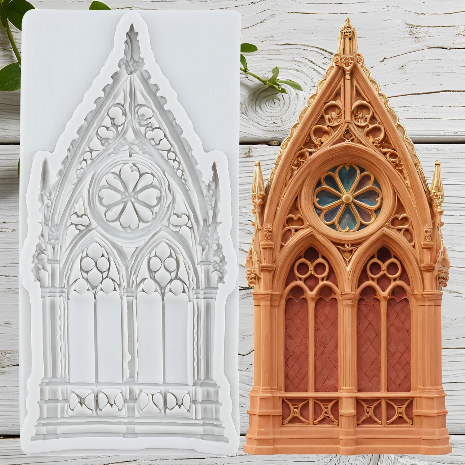 

Ретро готические силиконовые формы для оконной помадки