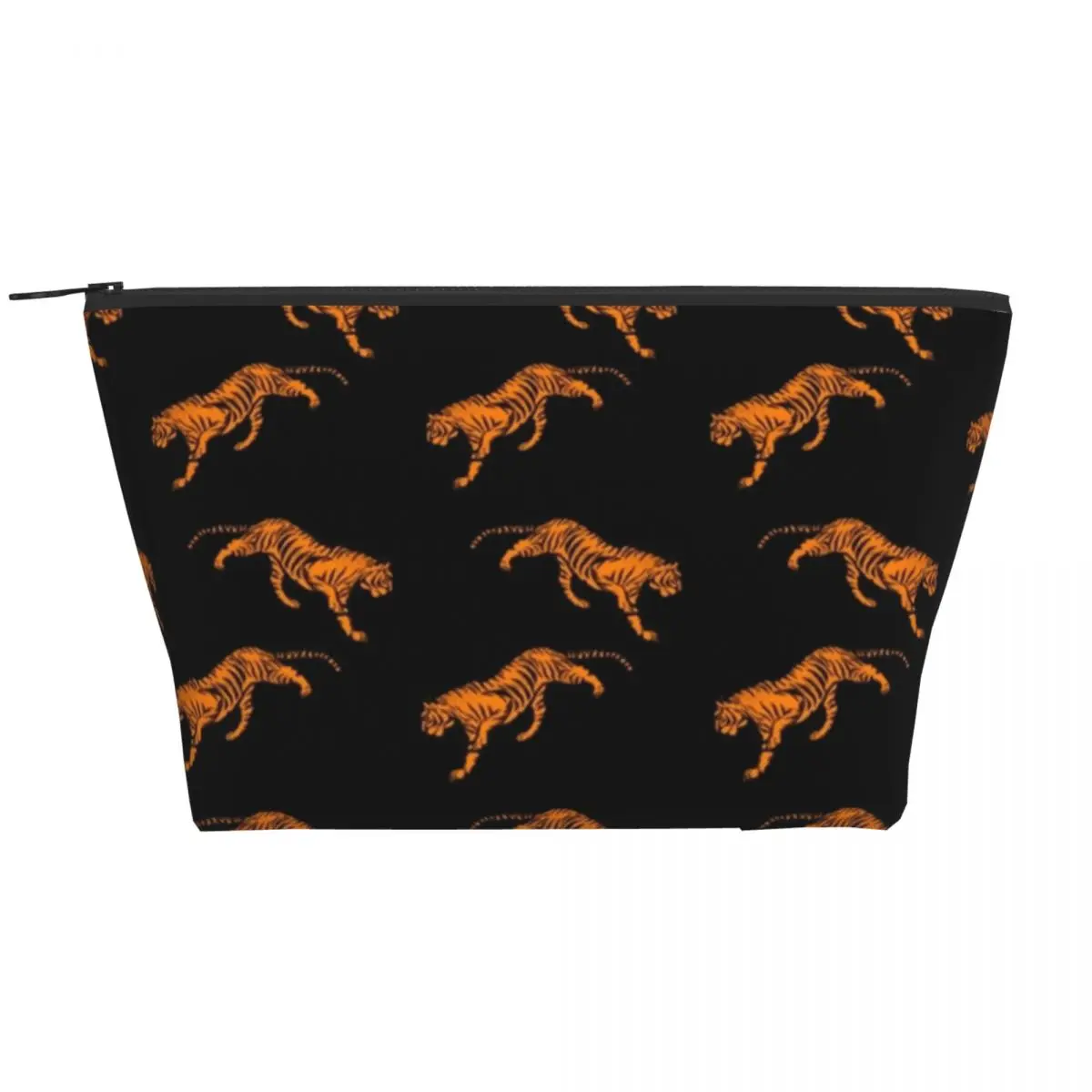 

Stalking Tiger Zip Storage Organizers Wild Animal Print Organization Bathroom Makeup Bag Women Cosmetic Bags