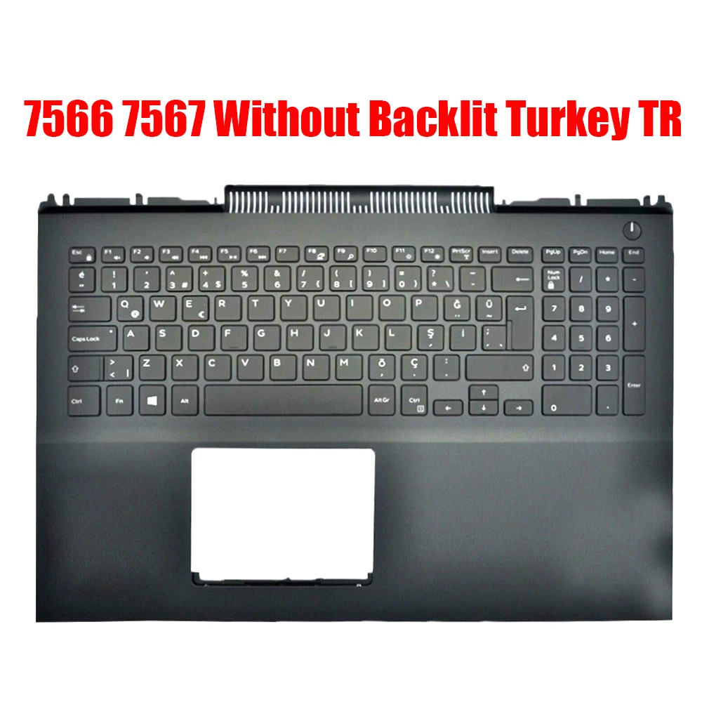 Подставка для ноутбука TR SP FR GR DELL Inspiron 15 7566 7567 0MDC8K 0GJK3G 013GJP 07HG4V 0M5NPM Турция Испанский