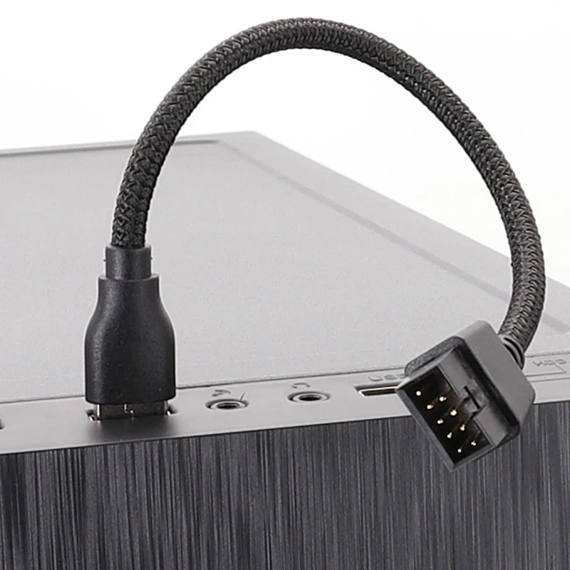 Фото USB A «папа» на 9-контактный разъем «папа» для материнской платы, высокоскоростная передача данных №2