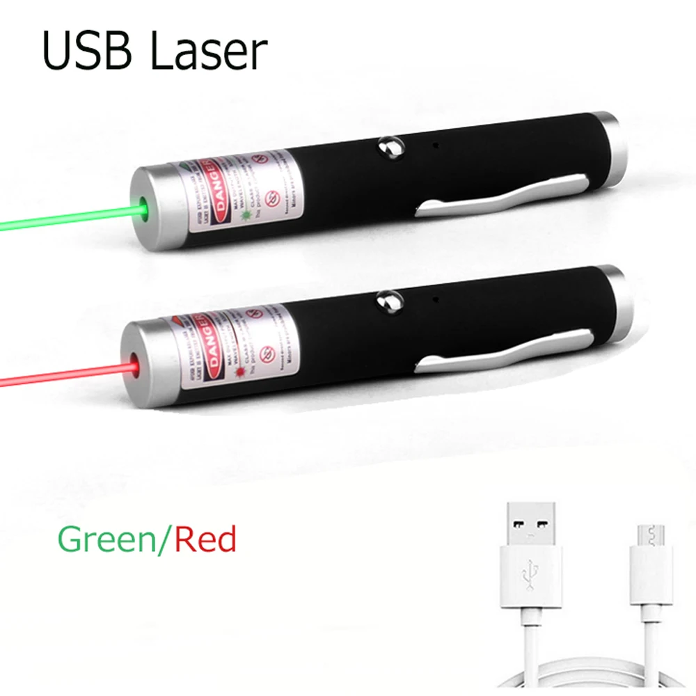 

USB Charging Green Laser Pointer Powerfulr Super Power Laser Pen 711 Red Dot 532nm Continuous Line Hunting Laser Equipment