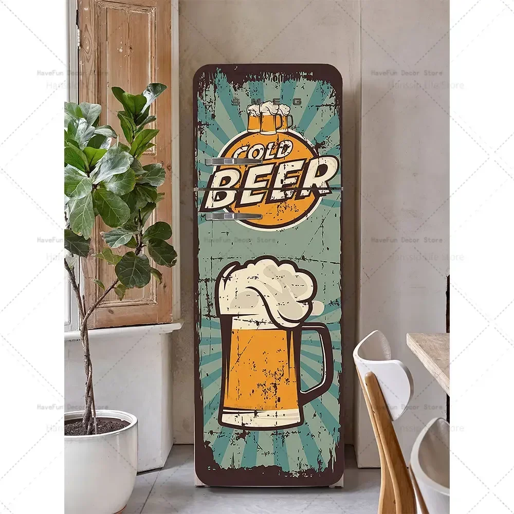 

3D водонепроницаемые виниловые граффити креативные наклейки на холодильник винтажные художественные домашние кухонные декоративные наклейки