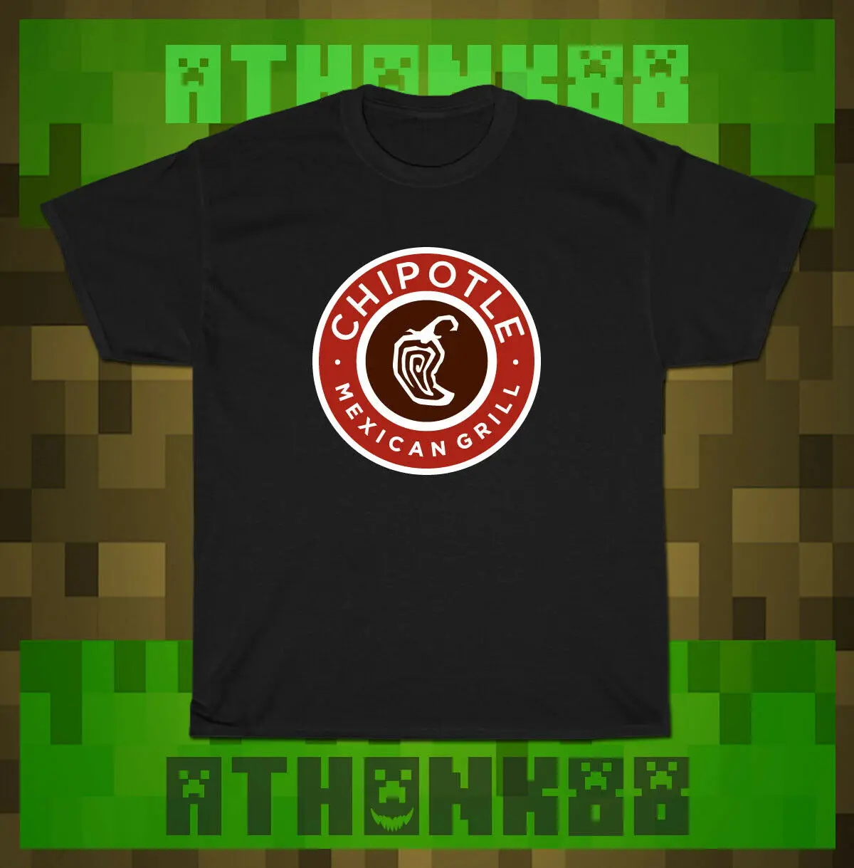 

NEW MEN'S & WOMEN T-SHIRT Chipotle Mexican Grill logo T-SHIRT