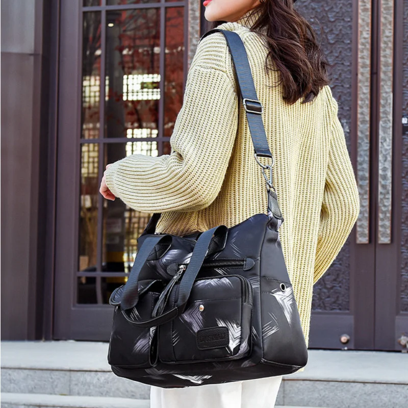 

Women's Shoulder Bag High Quality Waterproof Handbag Oxford Cloth Crossbody Bags for Women Casual Tote Ladeies Messenger-bag