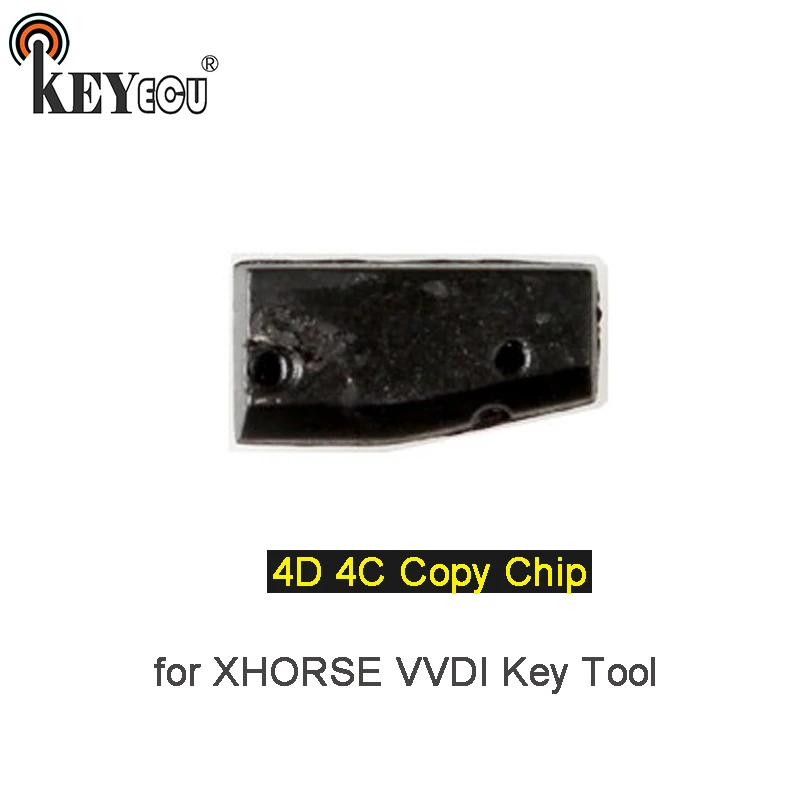 

KEYECU 1x5x10x30x50 4D 4C копия чипа для Xhorse VVDI ключ инструмент автомобильный ключ чип работает на китайской и английской версии VVDI ключ инструмент