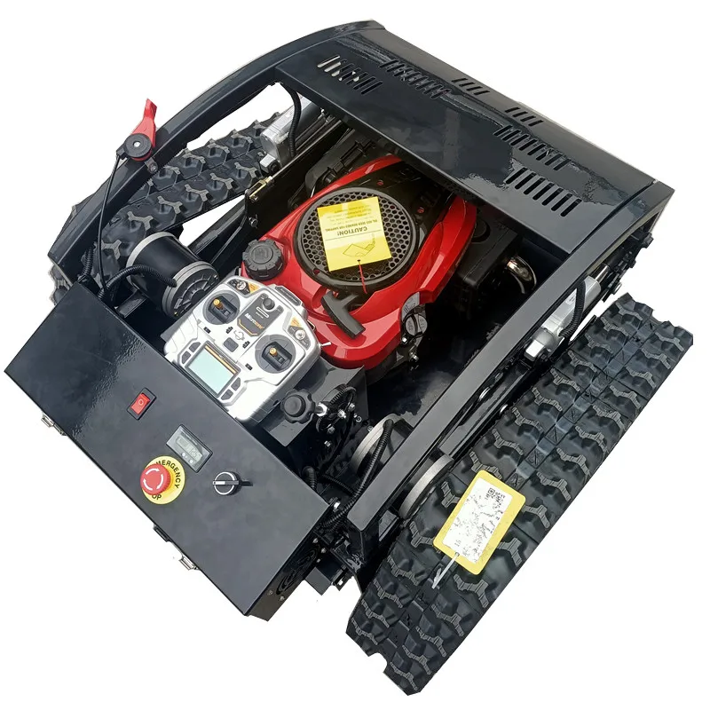 Китайская Небольшая Беспроводная газонокосилка на гусеничном ходу с