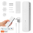 Умный моторизованный двигатель Tuya WiFi M616EGWT для занавесок с бусинами, работает с Alexa Google Home, электродвигатель для занавесок
