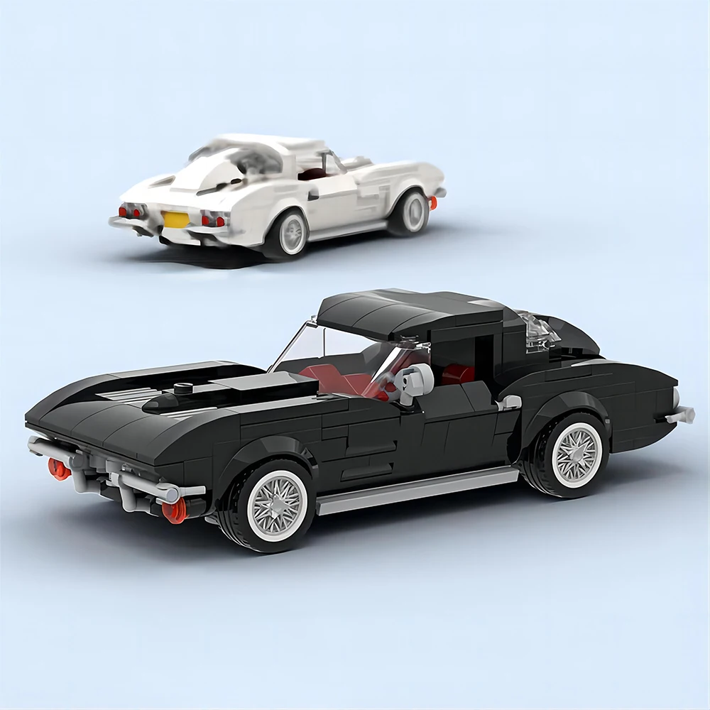 363 шт. Детский конструктор MOC Speed Champion 1963 CSR