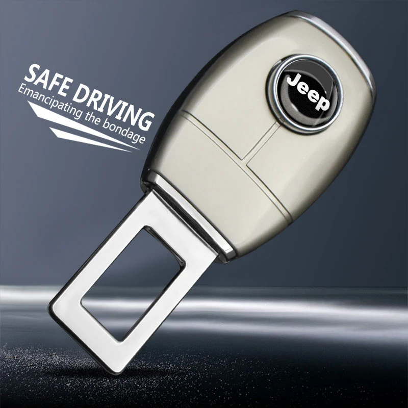 

Car Seat Belt Buckle Clip Extension Plug Lock Buckle for Jeep Renegade Wrangler JK JL Grand Cherokee Compass Patriot Accessories