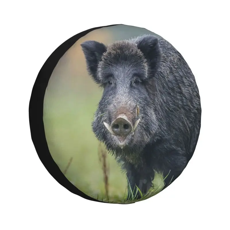 

Wild Boar Feral Pig Spare Wheel Tire Cover for Honda CRV Jeep RV SUV Camper Vehicle Accessories 14" 15" 16" 17"