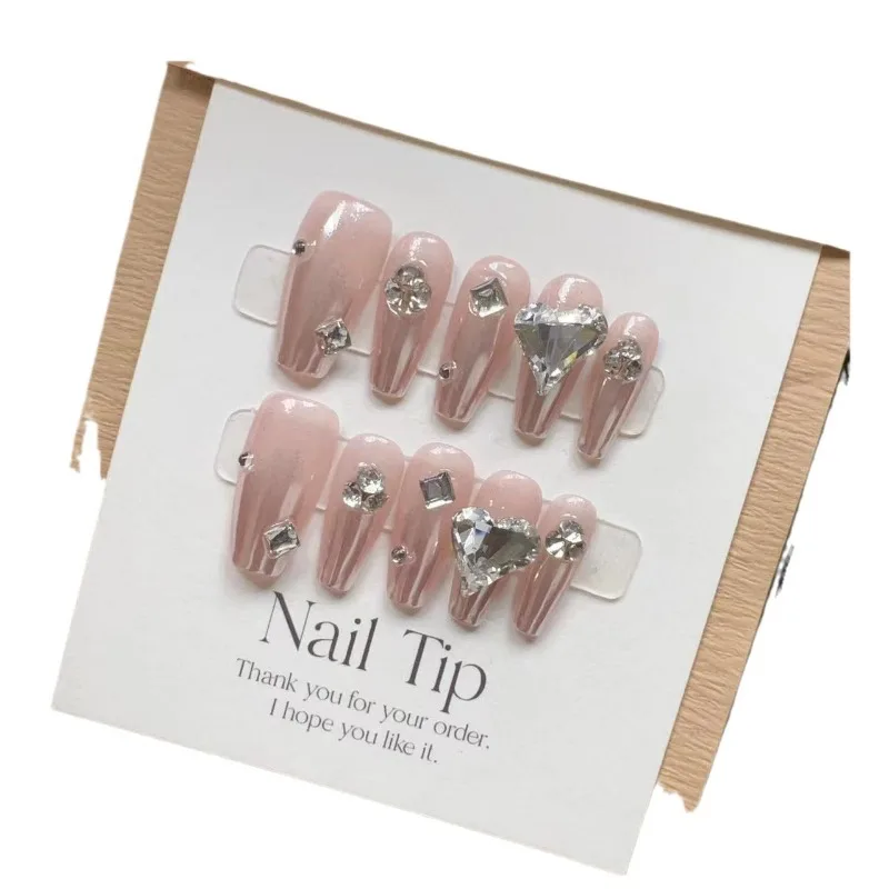10 шт./набор накладные ногти с полным покрытием