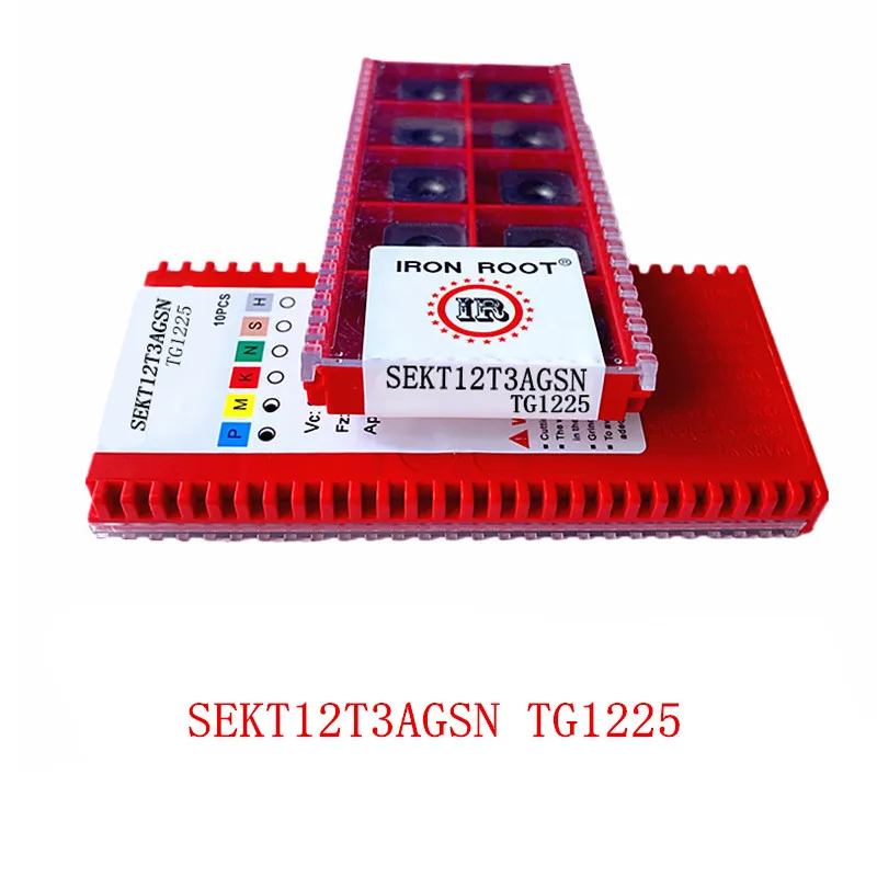 Токарные инструменты для металла с ЧПУ SEKT12T3AGSN TG1225 фрезерные Вставки нержавеющей