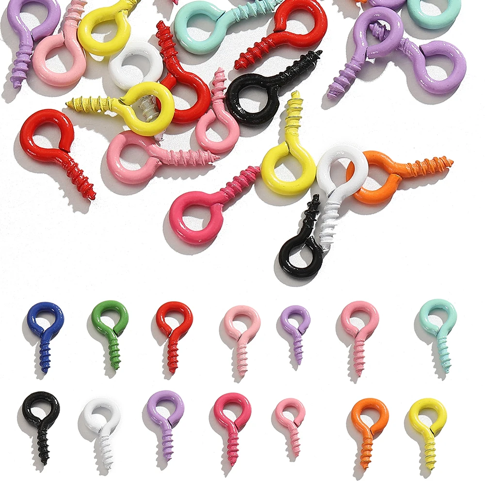 200 шт./100 шт. маленькие штифты для глаз винты ногтей крошечные мини-овечьи глазки