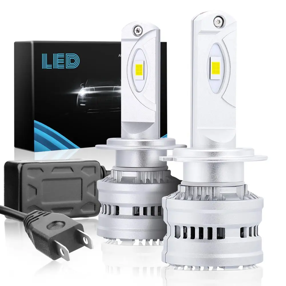 

1 Pair Aluminum Car P4 Led Headlight High-power Powerful Heat Dissipation Ip68 Waterproof Lamp