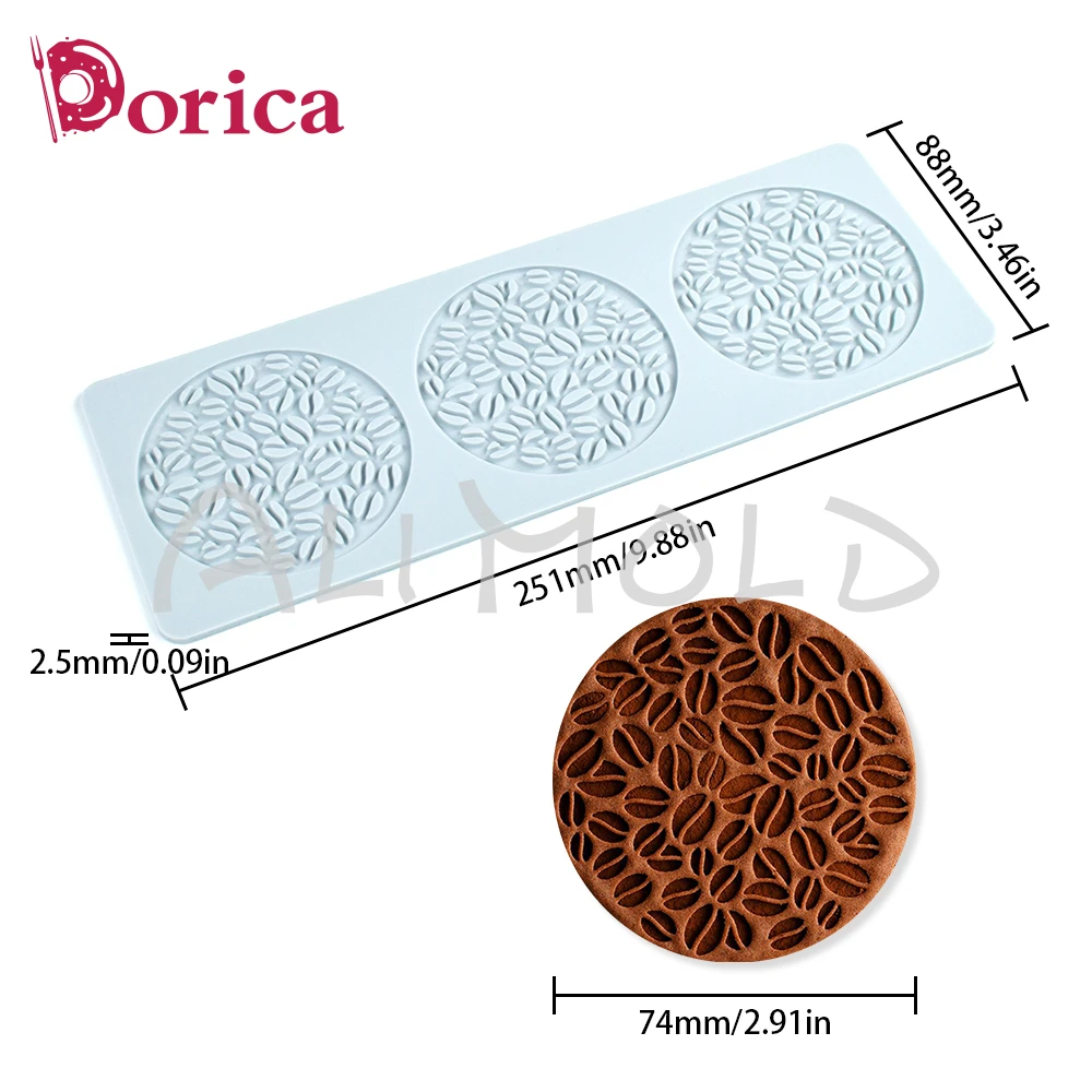 Силиконовые формы для декора торта dorica