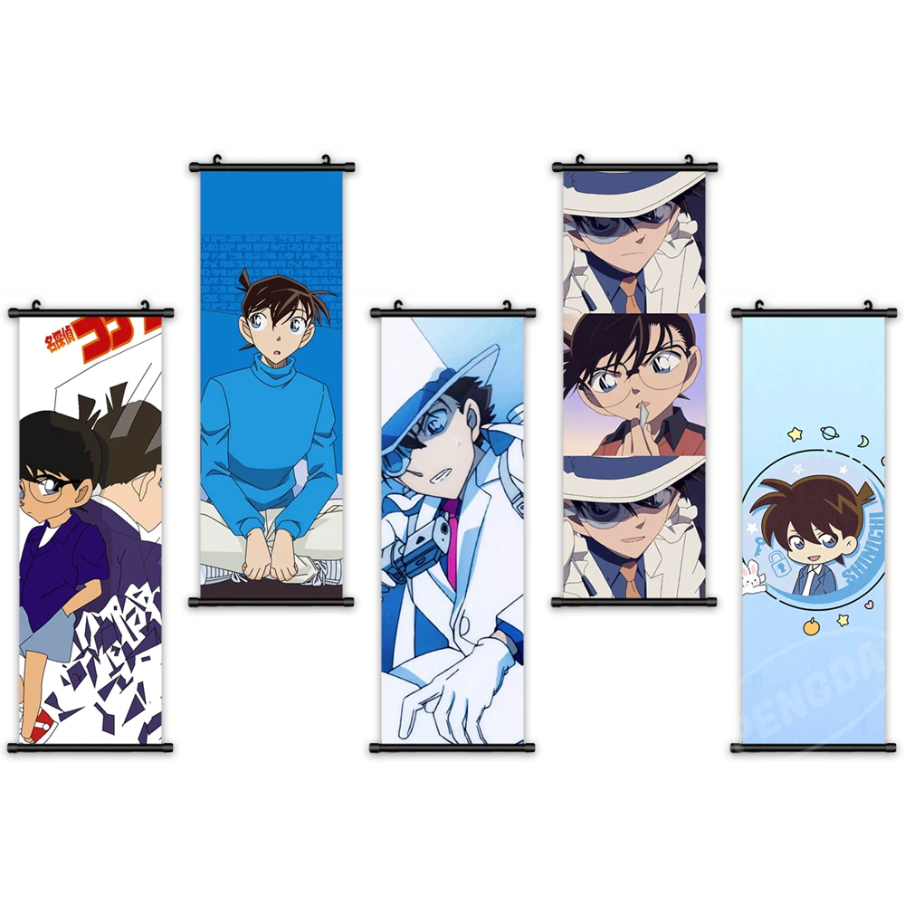 

Home Decoration Anime Wall Art Kid the Phantom Thief Painting Plastic Hanging Conan Scrolls Modern Canvas Print Picture Poster