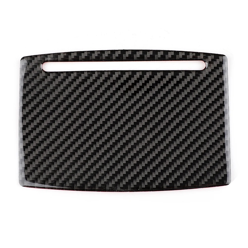 

Carbon Fiber Water Cup Panel Cover Trims Fit for A6 A7 2012-2018 Left-Hand Driving