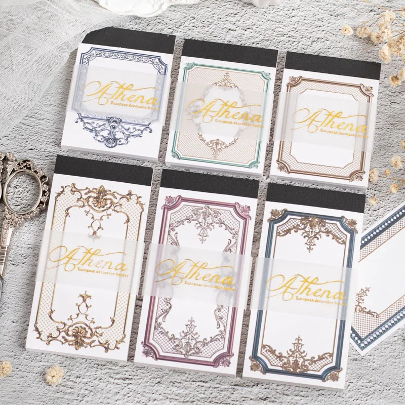 30 шт. Материал бумаги классическая художественная граница письмо сообщений