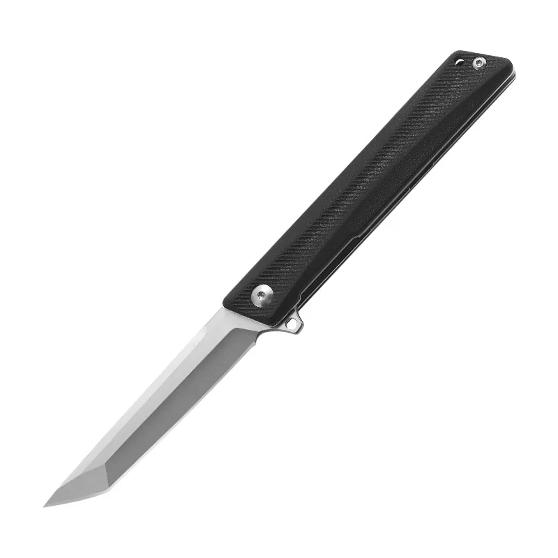 Популярный командир G10 Ручка D2 Стальной складной нож Открытый нож Носите самообороны Дикая природа Кемпинг Портативный нож для барбекю Фруктовый нож (art.: 3920ceffed10b) - 3920ceffed10b