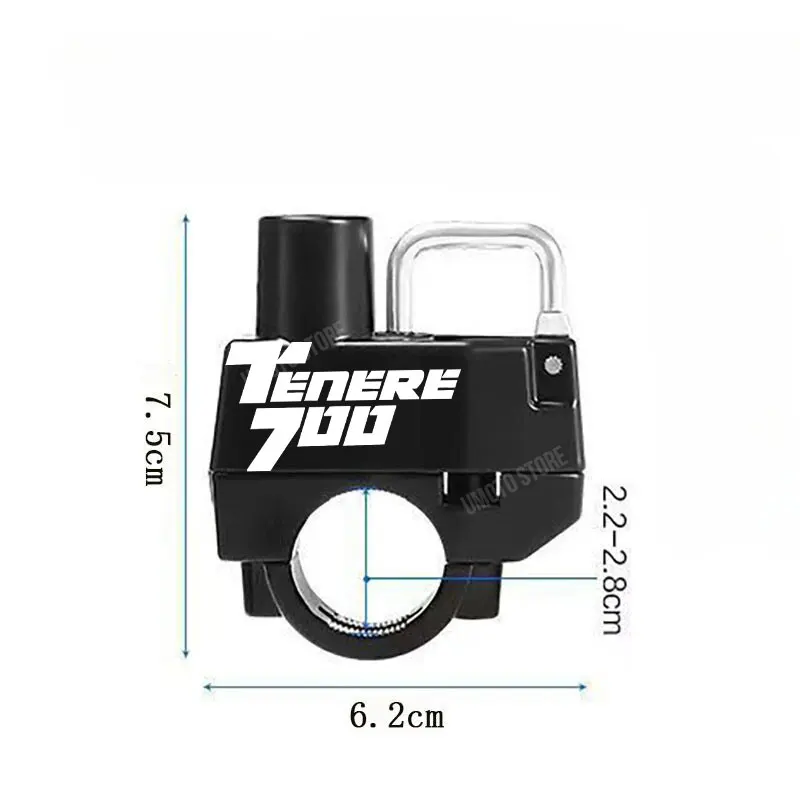 Блокировка шлема для YAMAHA TENERE700 противокражный замок блокировочное устройство