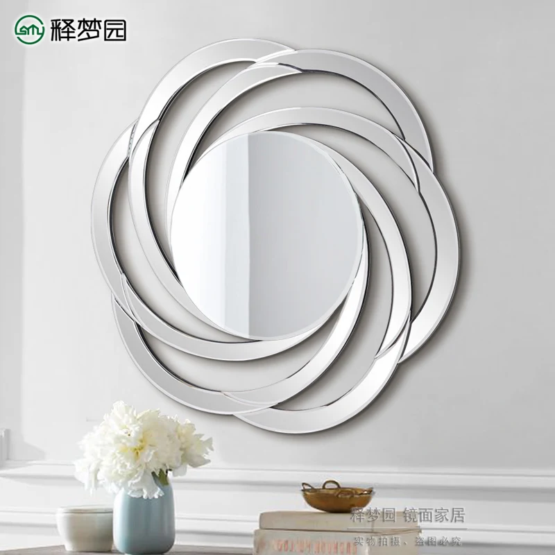 Зеркало в европейском стиле enigma креативное украшение висячий гость ресторан фон