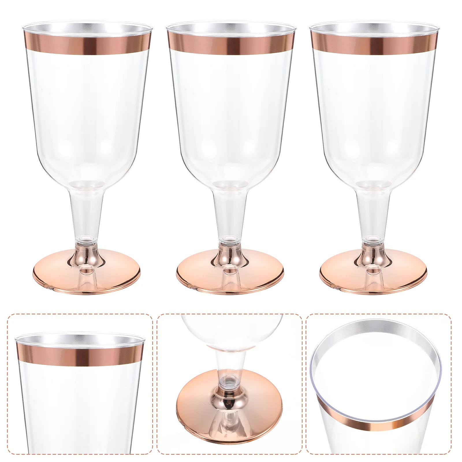 

6 Pcs Drinks Goblets Party Delicate Storage Goblets Champagne Goblets 180ml