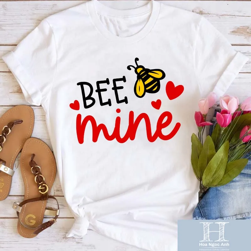 Футболка Bee Mine Teacher Be Kind Humble Valentine Back To School