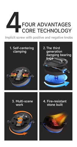 Механик МК1 360° °   Поворотный приспособление для материнской платы, держатель для пайки микросхем печатной платы, зажим для iPhone, инструменты для ремонта электроники