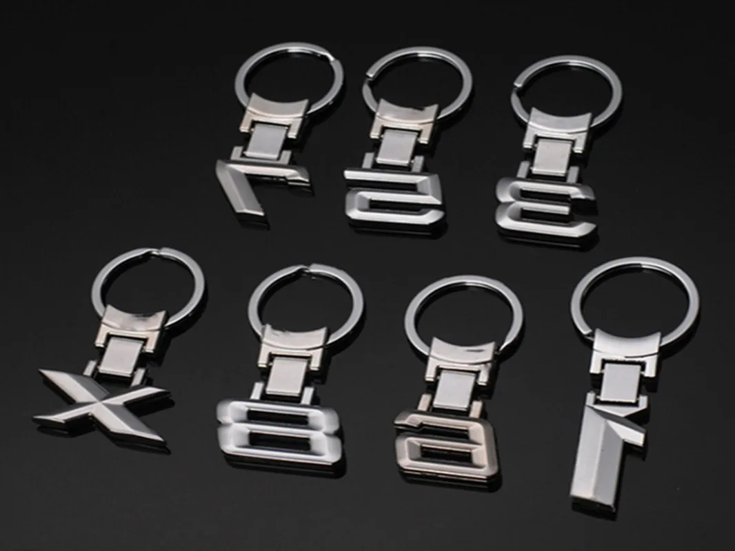 

Металлический брелок для автомобиля с номером 1 3 5 6 7 8 X