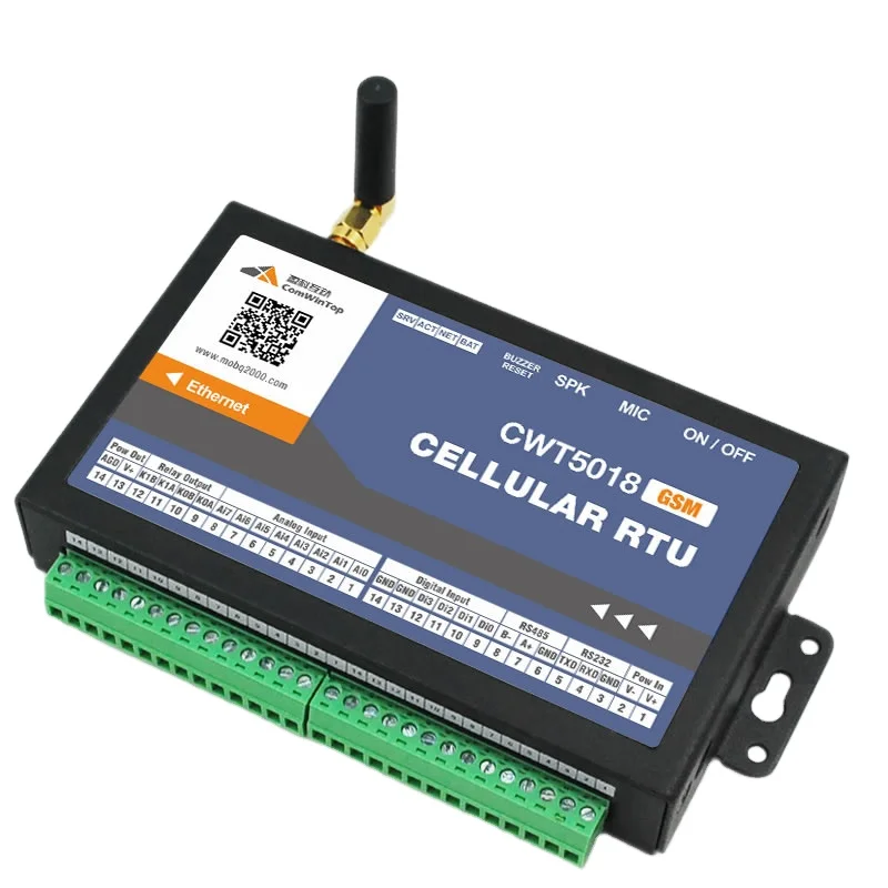 

CWT5018 4DI-2DO-8AI-RS485 GSM 4G WIFI Ethernet M2M Iot Gateway Data Logger Controller Device