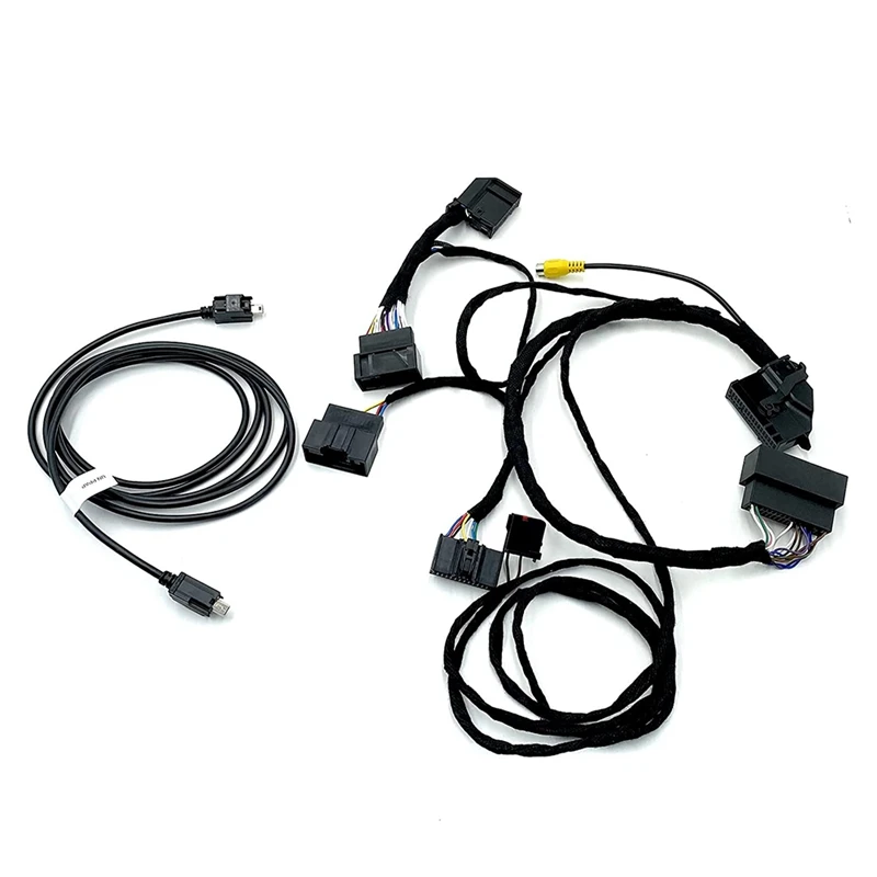 

Fits For Ford Edge Fusion F-150 Mustang Sync 2 Sync 3 Converter 4Inch To 8Inch Power Overload Power Harness Adapter