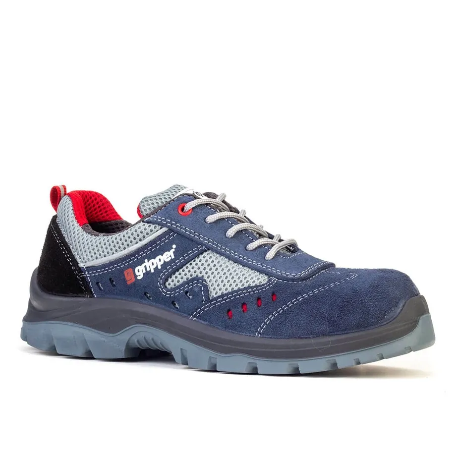 

Blue Nubuck Lace-Up Men Casual Shoes